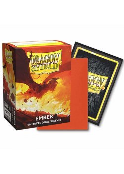 Dragon Shield Sleeves: Matte Dual Ember (Box of 100)